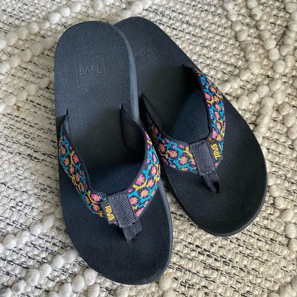 YOUTH GIRLS TEVA VOYA FLIP FLOP S SANDALS SIZE‎ 3Y